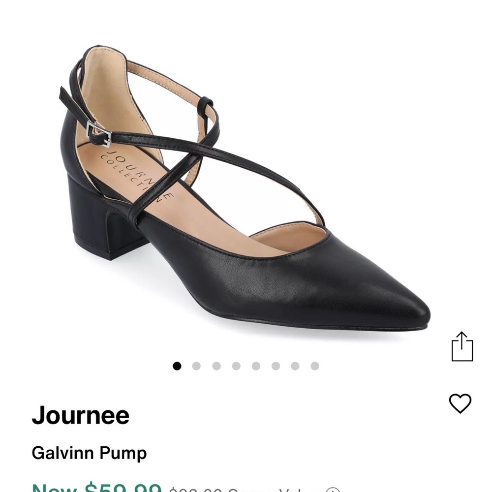 Journee Collection Elegant Black Heels